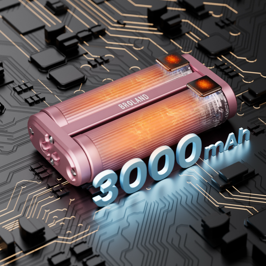 pink 3000mAh banner