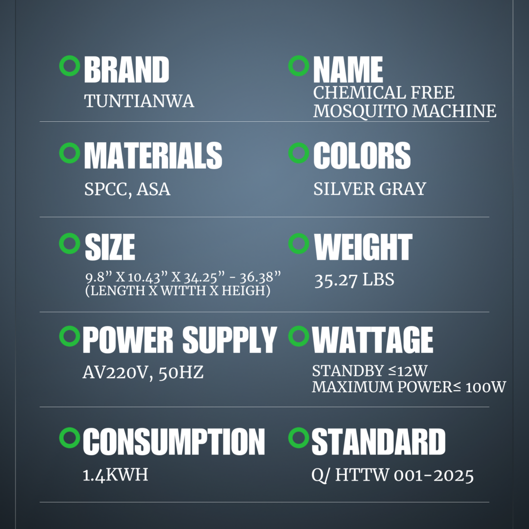 Chemical Free Mosquito Machine